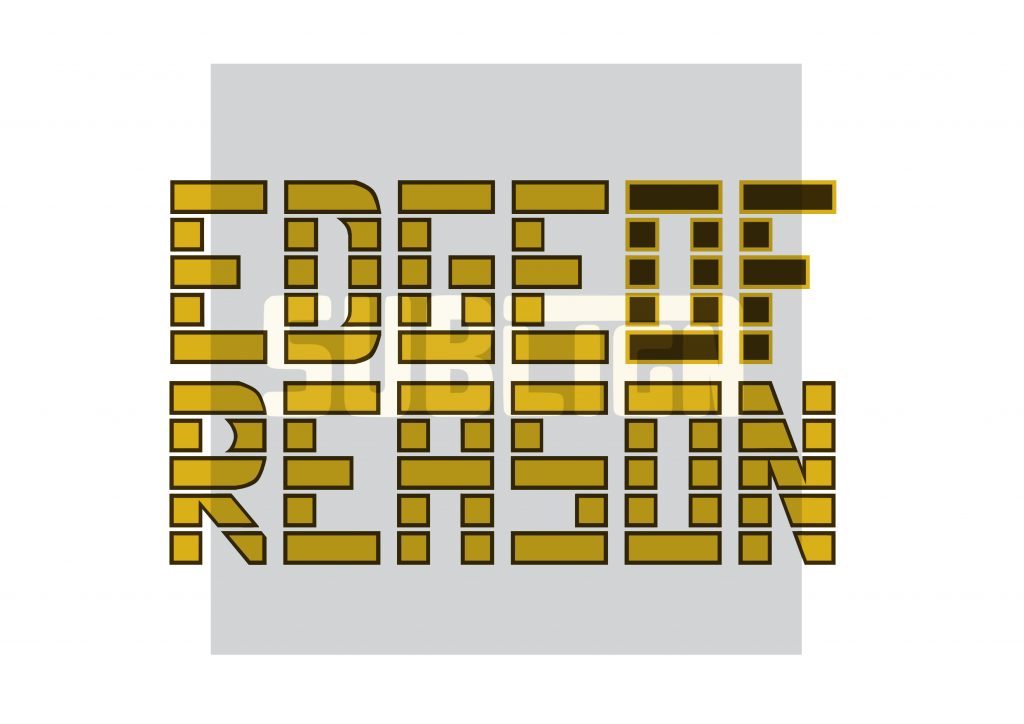Edge of reason custom lettering