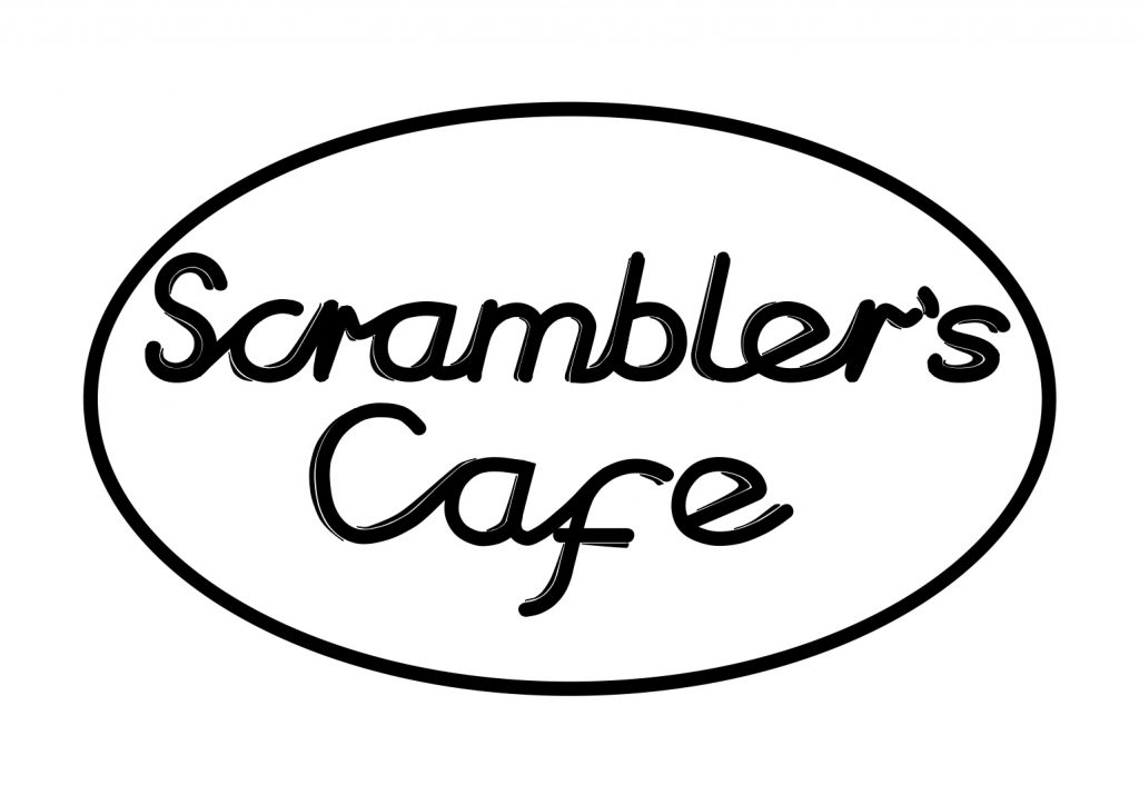 Scramblers cafe logo design