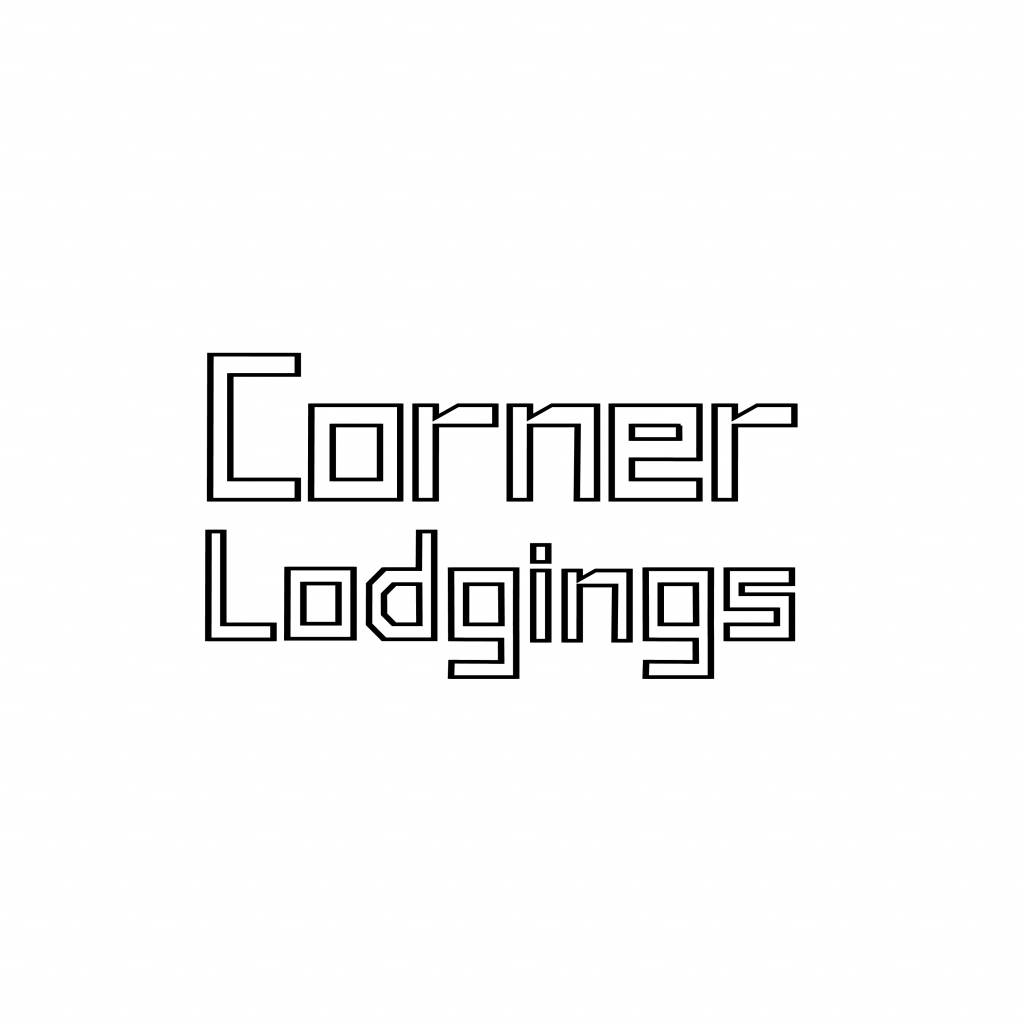 Corner lodgings logo design