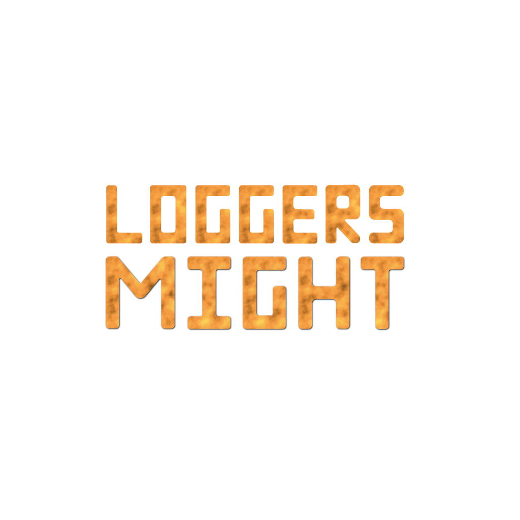 Loggers might logo design