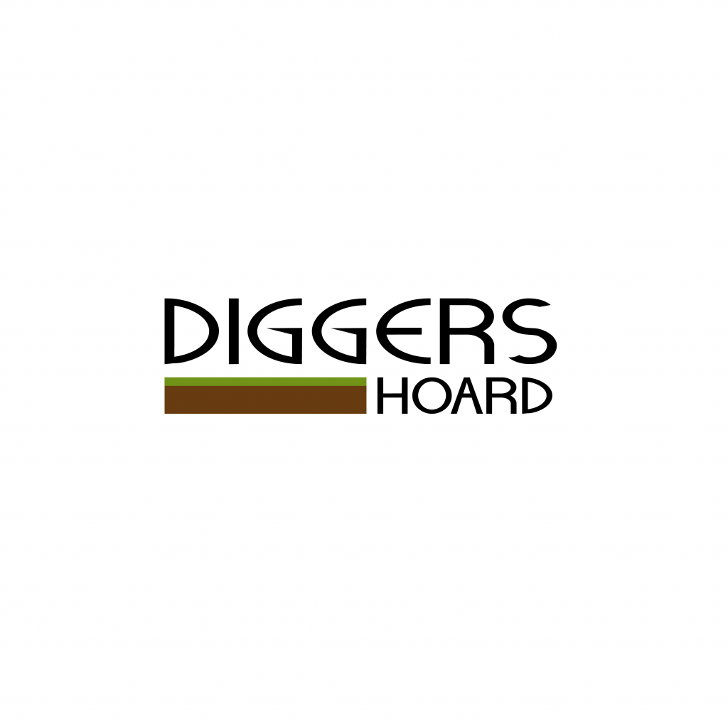 Diggers hoard logo design