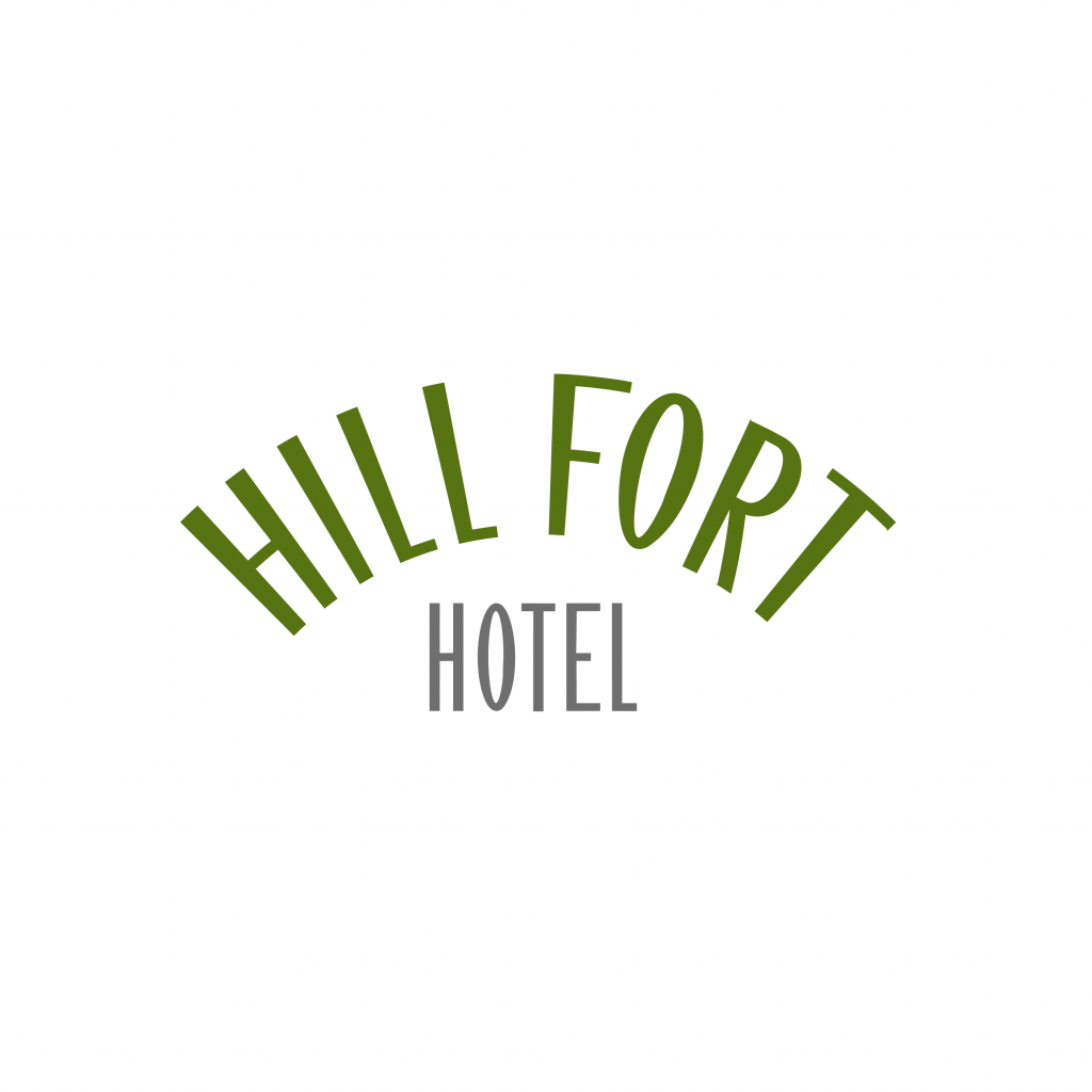 Hill fort hotel logo design
