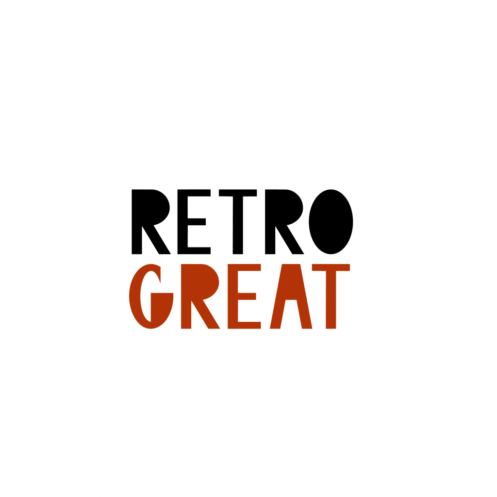 Retro great logo design