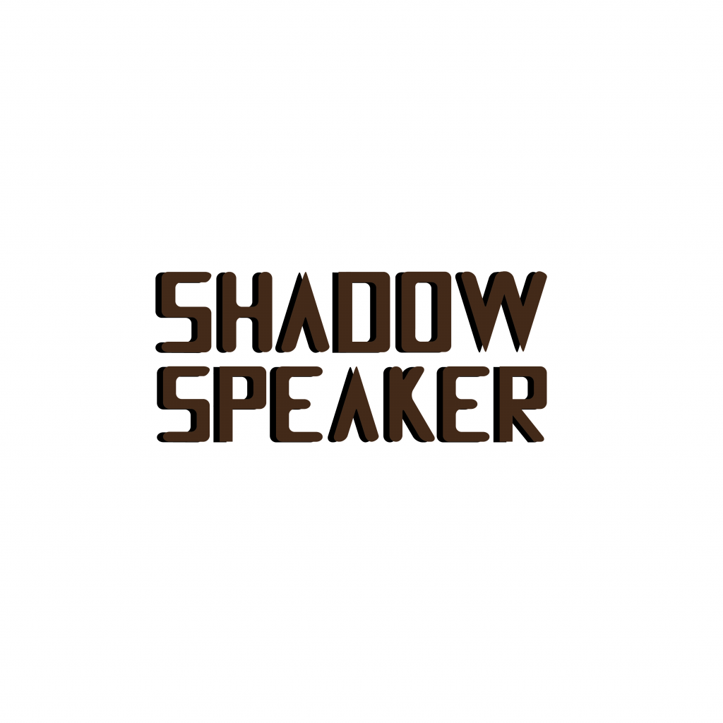 Shadow speaker logo design