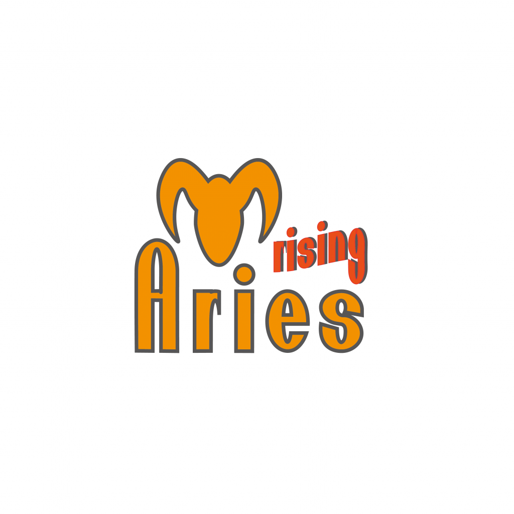 Aries Rising logo design